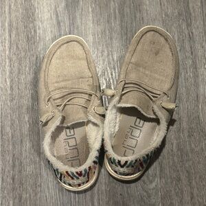 Hey Dude Womens Tan Shoes